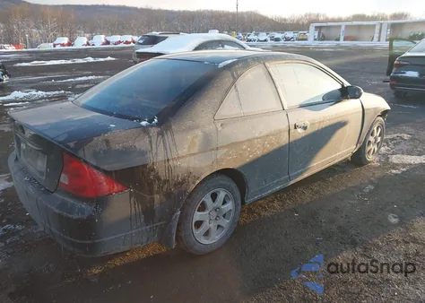 2003 Honda Civic Ex из США, поврежденный, VIN 1HGEM22923L034849
